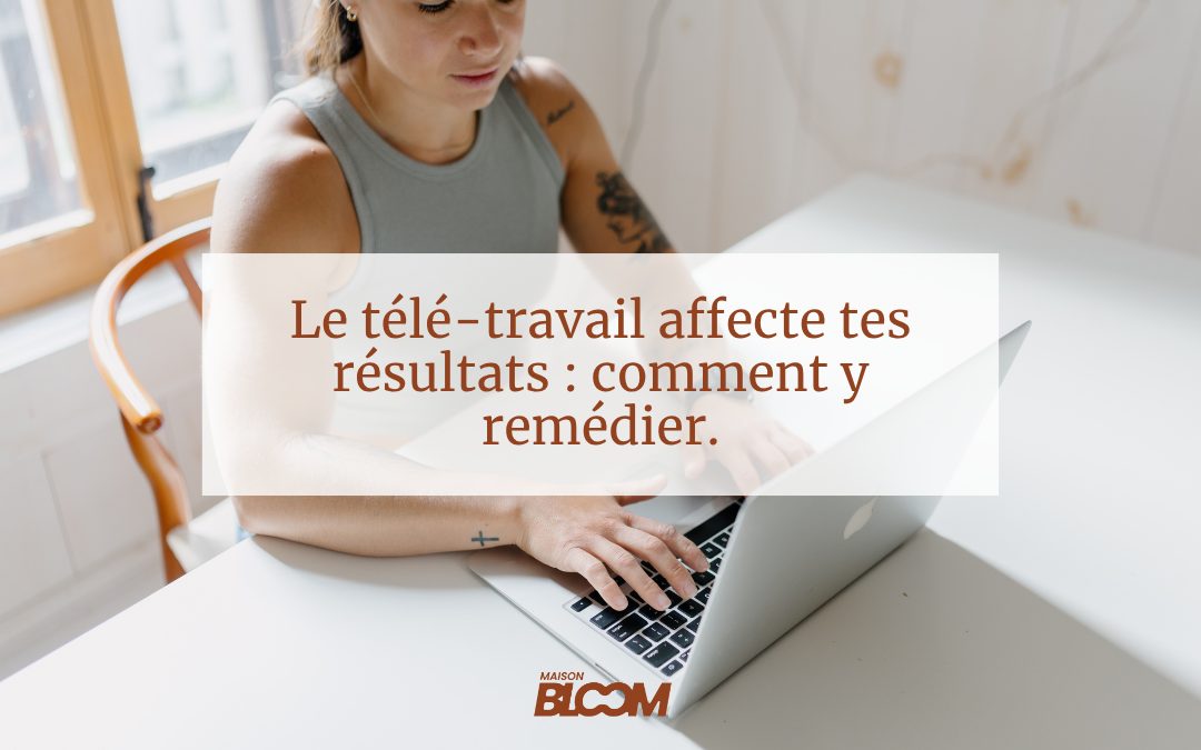 rester actif en télétravail