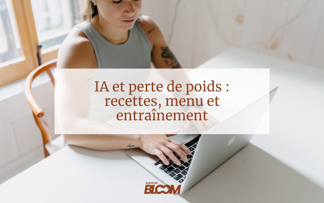 IA et perte de poids : recettes, menu et entraînement